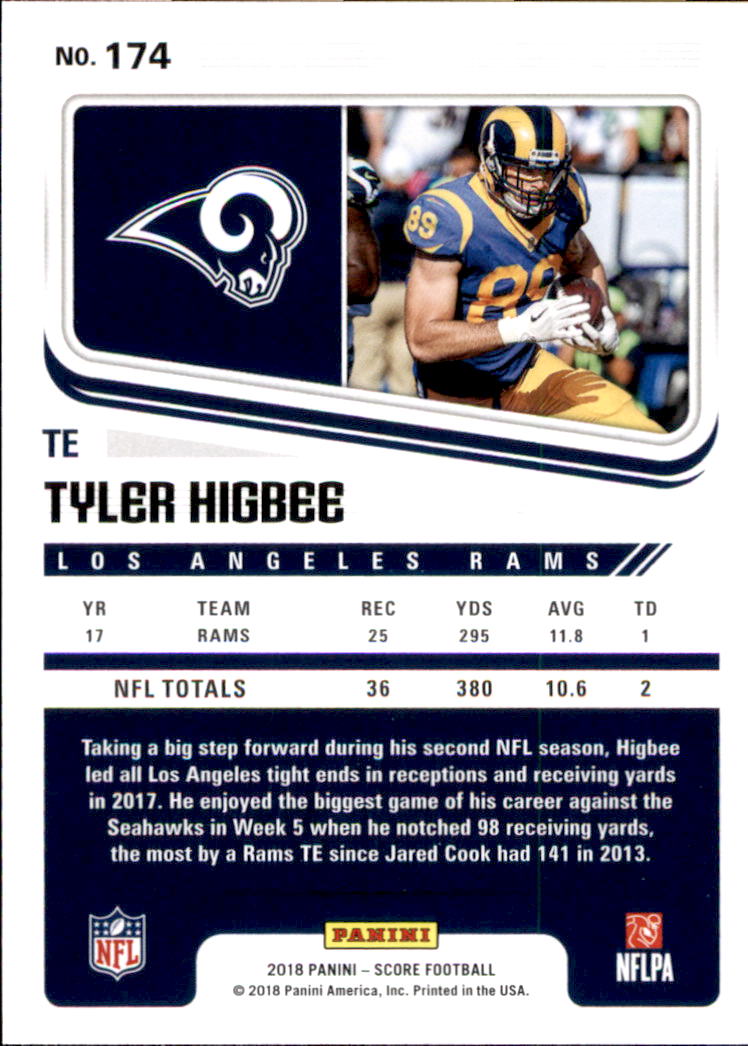 A8999- 2018 Score Football Card #s 1-250 -You Pick- 15+ FREE US SHIP - Picture 225 of 325