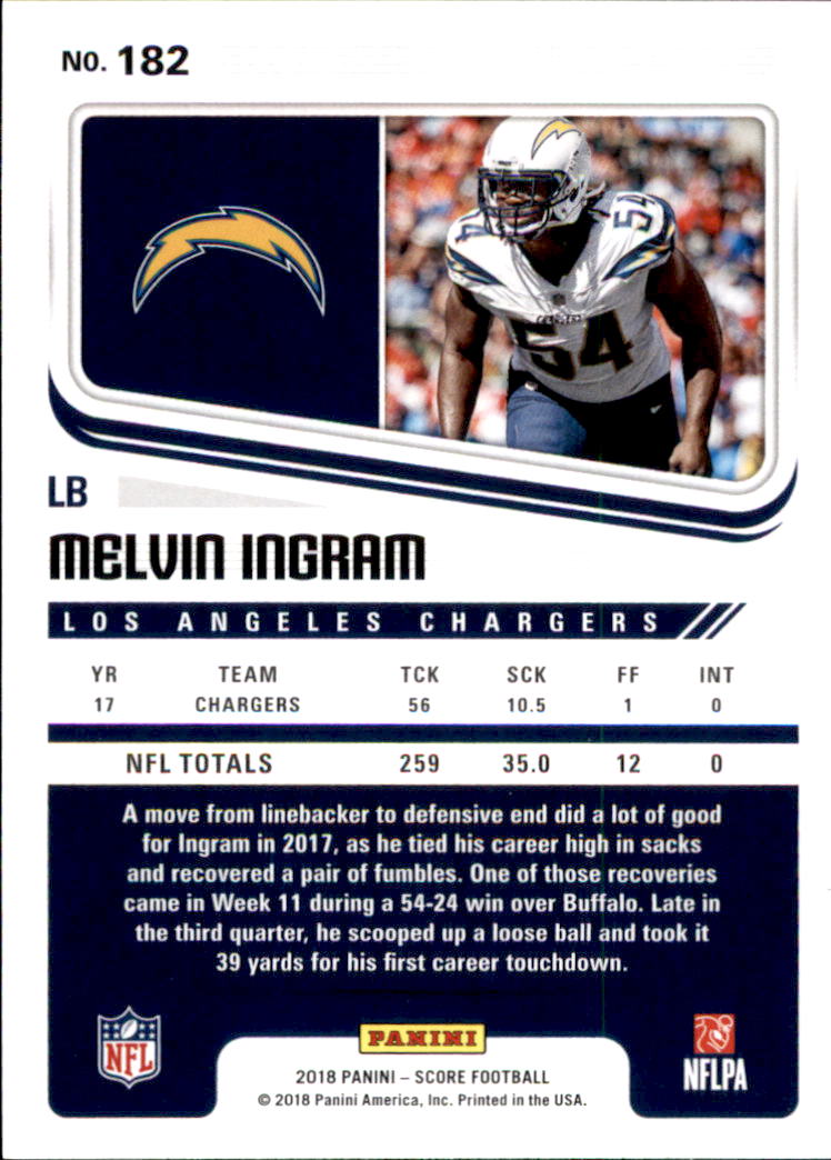 A8999- 2018 Score Football Card #s 1-250 -You Pick- 15+ FREE US SHIP - Picture 239 of 325