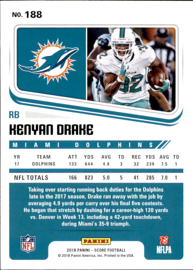 A8999- 2018 Score Football Card #s 1-250 -You Pick- 15+ FREE US SHIP - Picture 249 of 325
