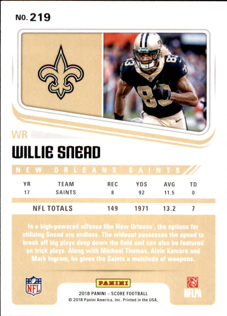 A8999- 2018 Score Football Card #s 1-250 -You Pick- 15+ FREE US SHIP - Picture 279 of 325