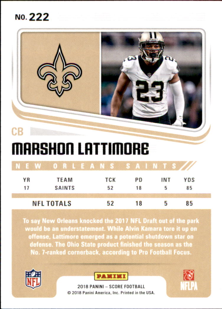 A8999- 2018 Score Football Card #s 1-250 -You Pick- 15+ FREE US SHIP - Picture 283 of 325