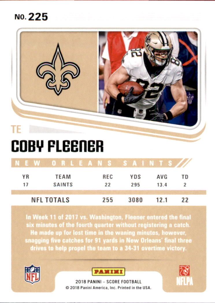 A8999- 2018 Score Football Card #s 1-250 -You Pick- 15+ FREE US SHIP - Picture 289 of 325