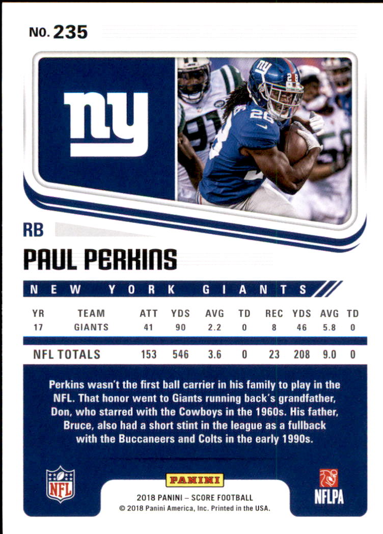 A8999- 2018 Score Football Card #s 1-250 -You Pick- 15+ FREE US SHIP - Picture 303 of 325