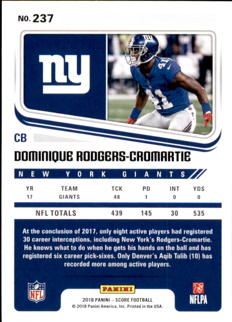 A8999- 2018 Score Football Card #s 1-250 -You Pick- 15+ FREE US SHIP - Picture 307 of 325