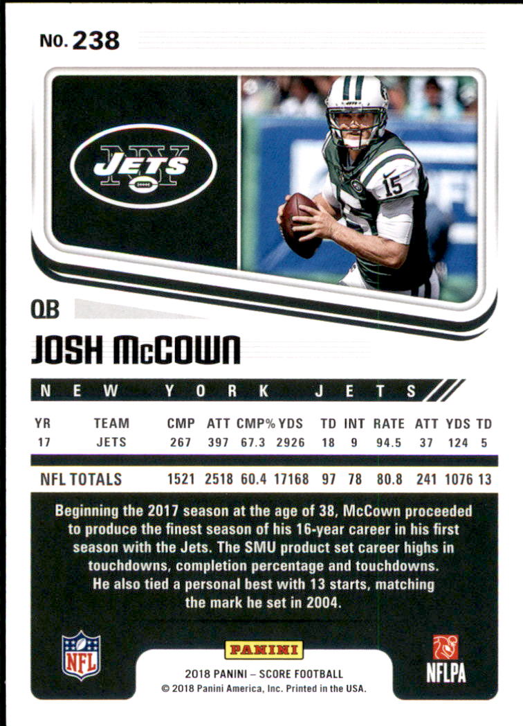 A8999- 2018 Score Football Card #s 1-250 -You Pick- 15+ FREE US SHIP - Picture 309 of 325