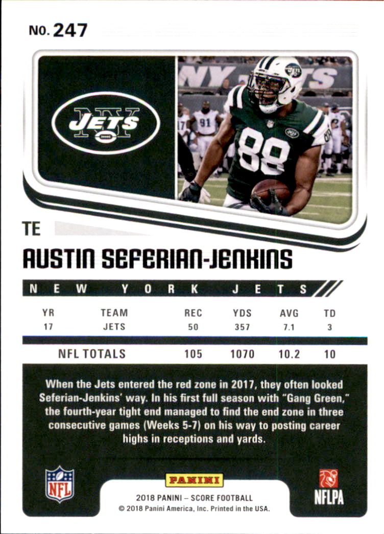 A8999- 2018 Score Football Card #s 1-250 -You Pick- 15+ FREE US SHIP - Picture 319 of 325