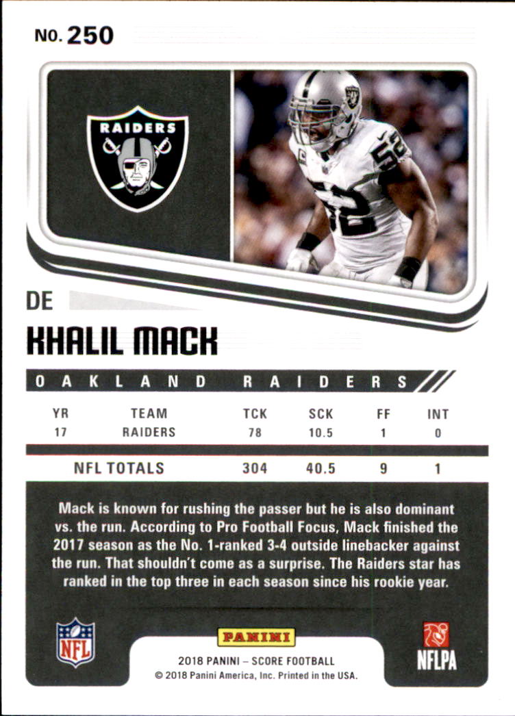A8999- 2018 Score Football Card #s 1-250 -You Pick- 15+ FREE US SHIP - Picture 325 of 325
