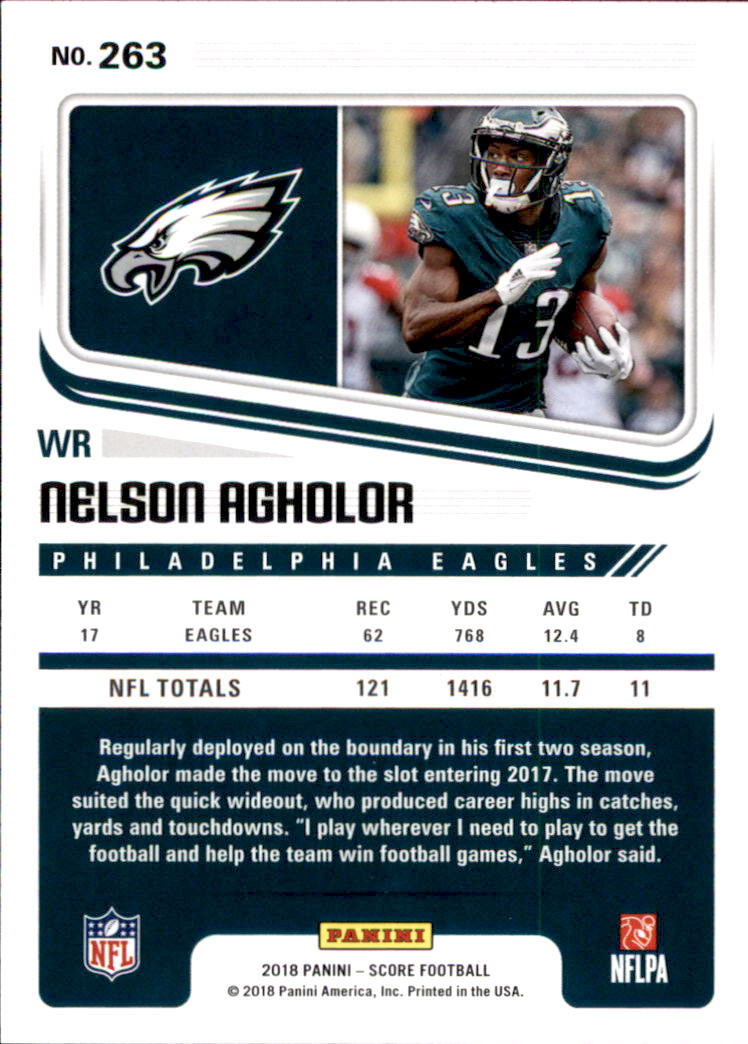 A8999- 2018 Score Football Cards 251-440 +Rookies -You Pick- 15+ FREE US SHIP - Picture 17 of 283