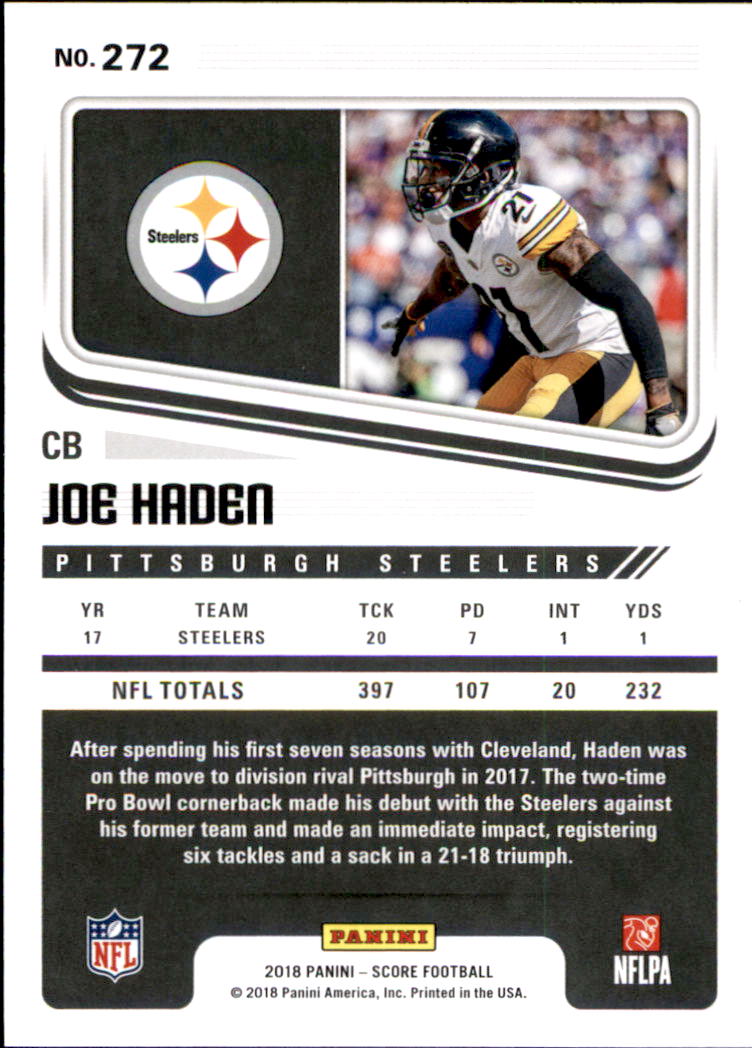A8999- 2018 Score Football Cards 251-440 +Rookies -You Pick- 15+ FREE US SHIP - Picture 25 of 283