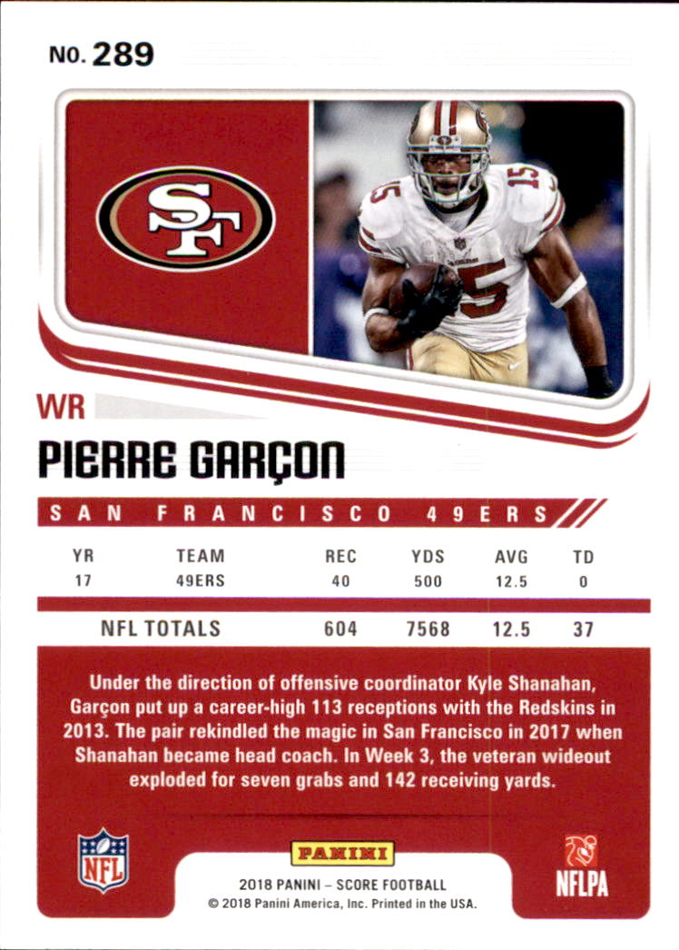 A8999- 2018 Score Football Cards 251-440 +Rookies -You Pick- 15+ FREE US SHIP - Picture 47 of 283