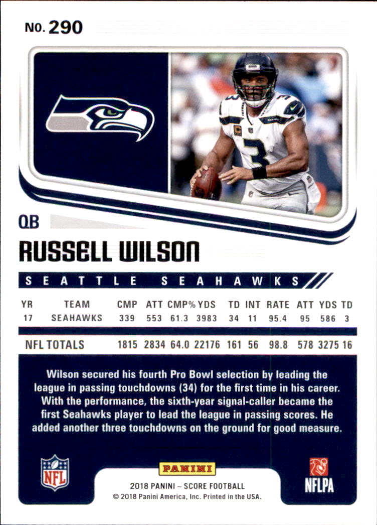 A8999- 2018 Score Football Cards 251-440 +Rookies -You Pick- 15+ FREE US SHIP - Picture 49 of 283