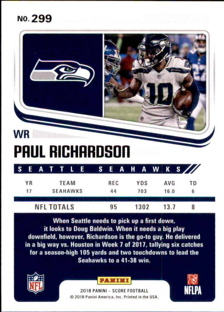 A8999- 2018 Score Football Cards 251-440 +Rookies -You Pick- 15+ FREE US SHIP - Picture 65 of 283