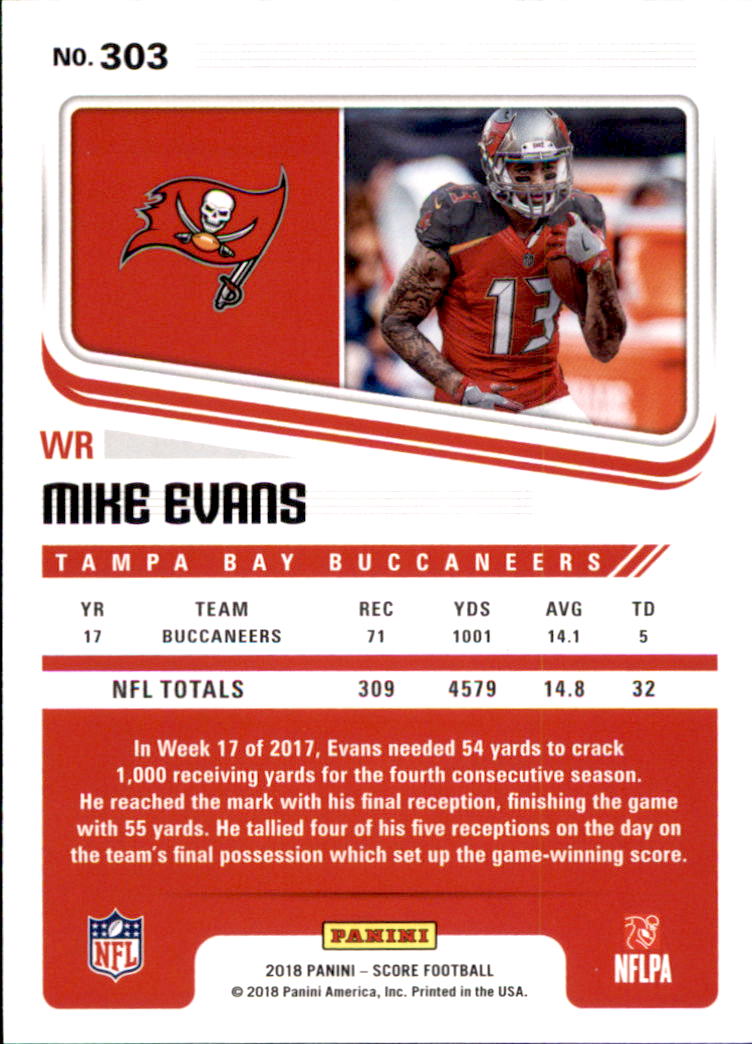 A8999- 2018 Score Football Cards 251-440 +Rookies -You Pick- 15+ FREE US SHIP - Picture 69 of 283