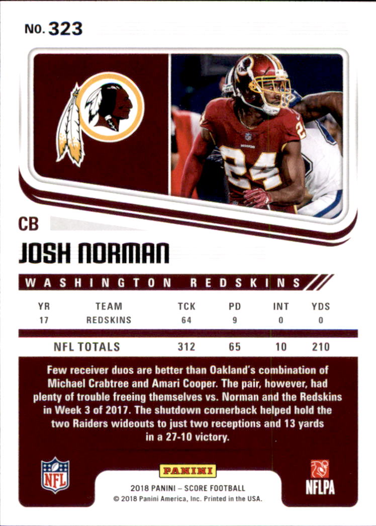 A8999- 2018 Score Football Cards 251-440 +Rookies -You Pick- 15+ FREE US SHIP - Picture 95 of 283