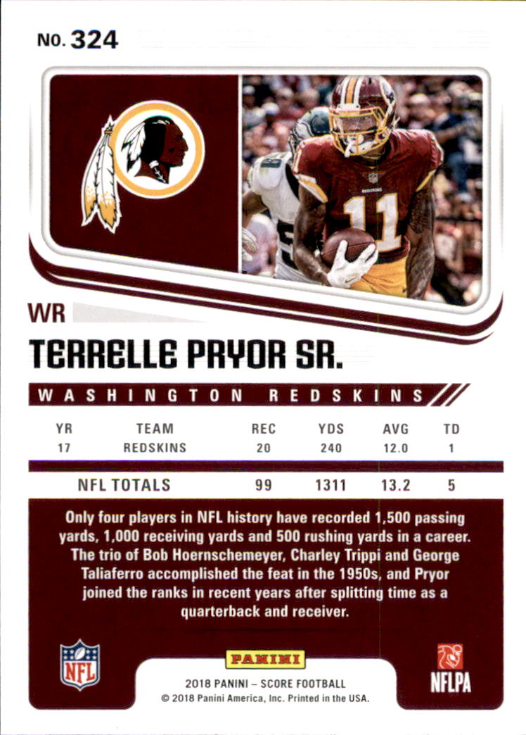 A8999- 2018 Score Football Cards 251-440 +Rookies -You Pick- 15+ FREE US SHIP - Picture 97 of 283
