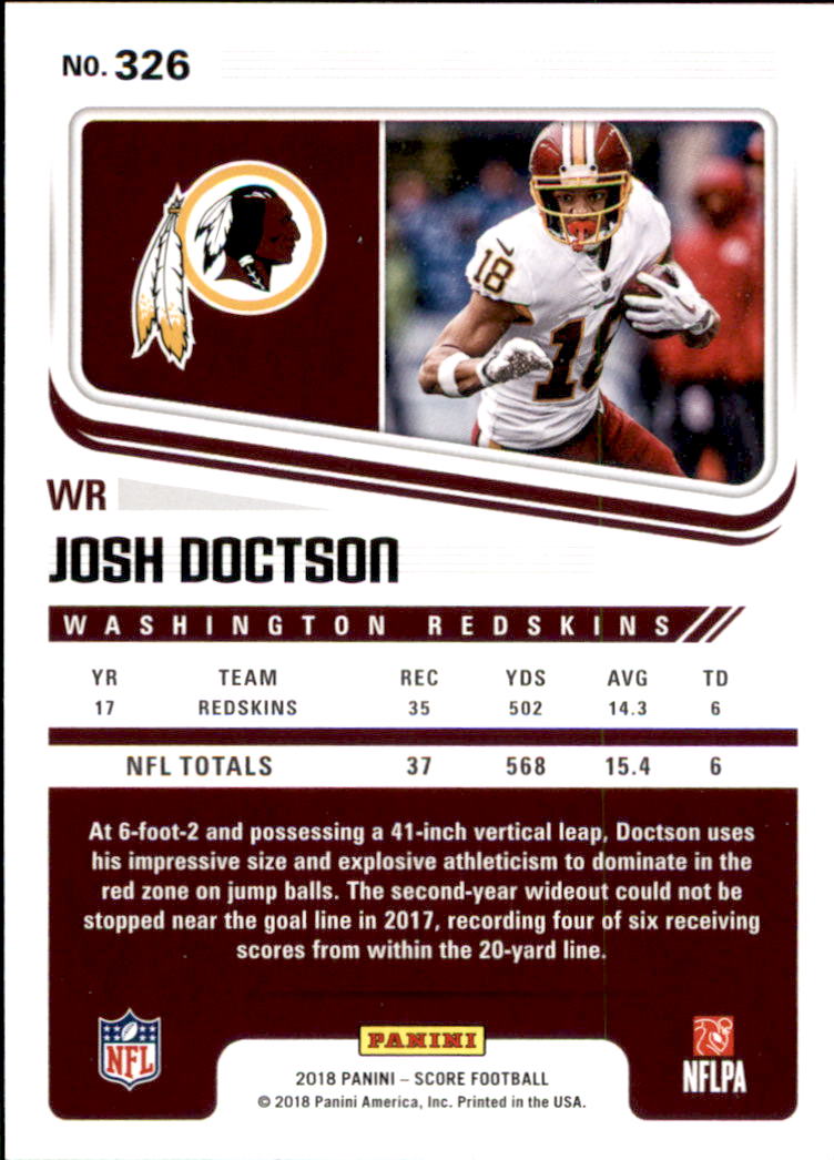 A8999- 2018 Score Football Cards 251-440 +Rookies -You Pick- 15+ FREE US SHIP - Picture 101 of 283