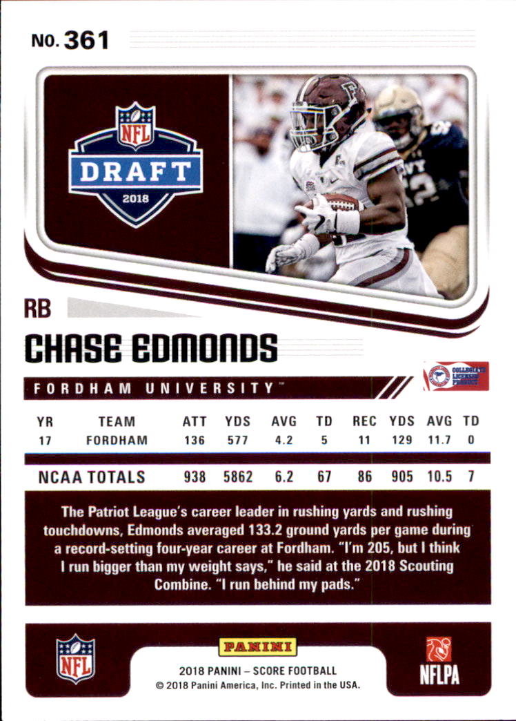 2018 Score Football Rookie Card RC Singles - You Choose