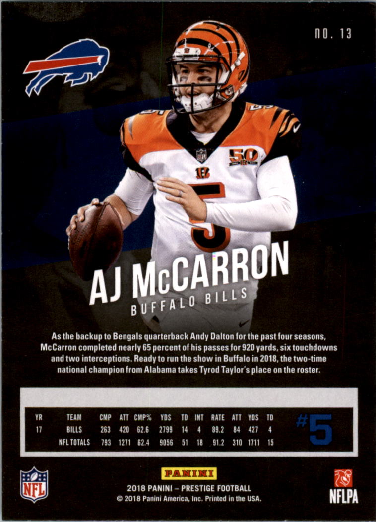 B2460- 2018 Prestige Football Cards 1-300 +Rookies -You Pick- 15+ FREE US SHIP - Picture 25 of 409