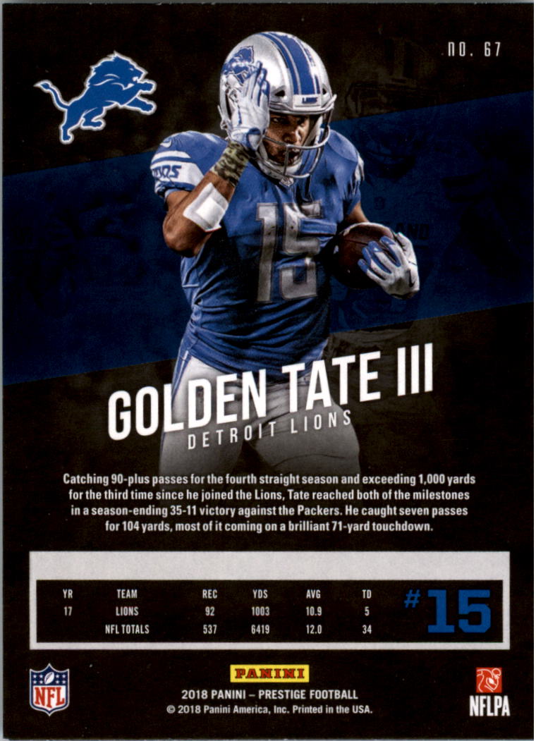 B2460- 2018 Prestige Football Cards 1-300 +Rookies -You Pick- 15+ FREE US SHIP - Picture 119 of 409