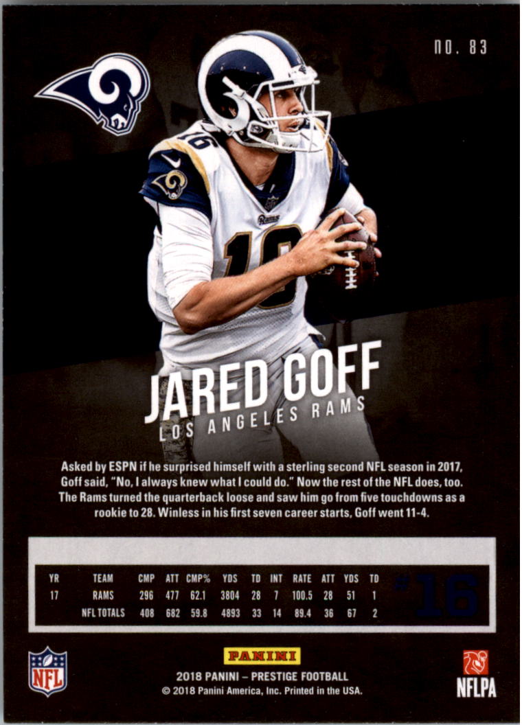 B2460- 2018 Prestige Football Cards 1-300 +Rookies -You Pick- 15+ FREE US SHIP - Picture 147 of 409