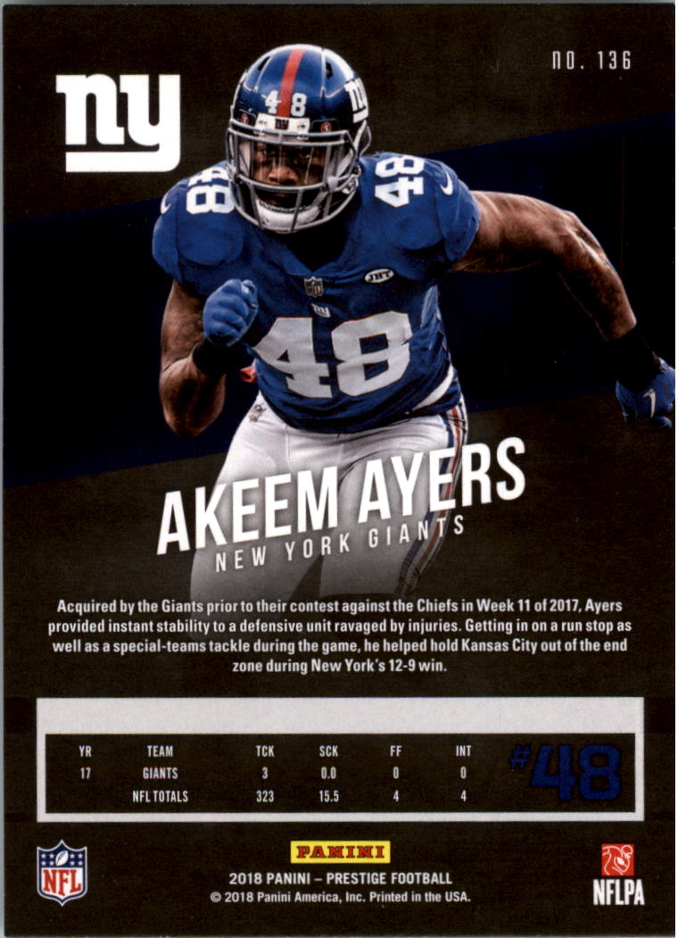 B2460- 2018 Prestige Football Cards 1-300 +Rookies -You Pick- 15+ FREE US SHIP - Picture 231 of 409