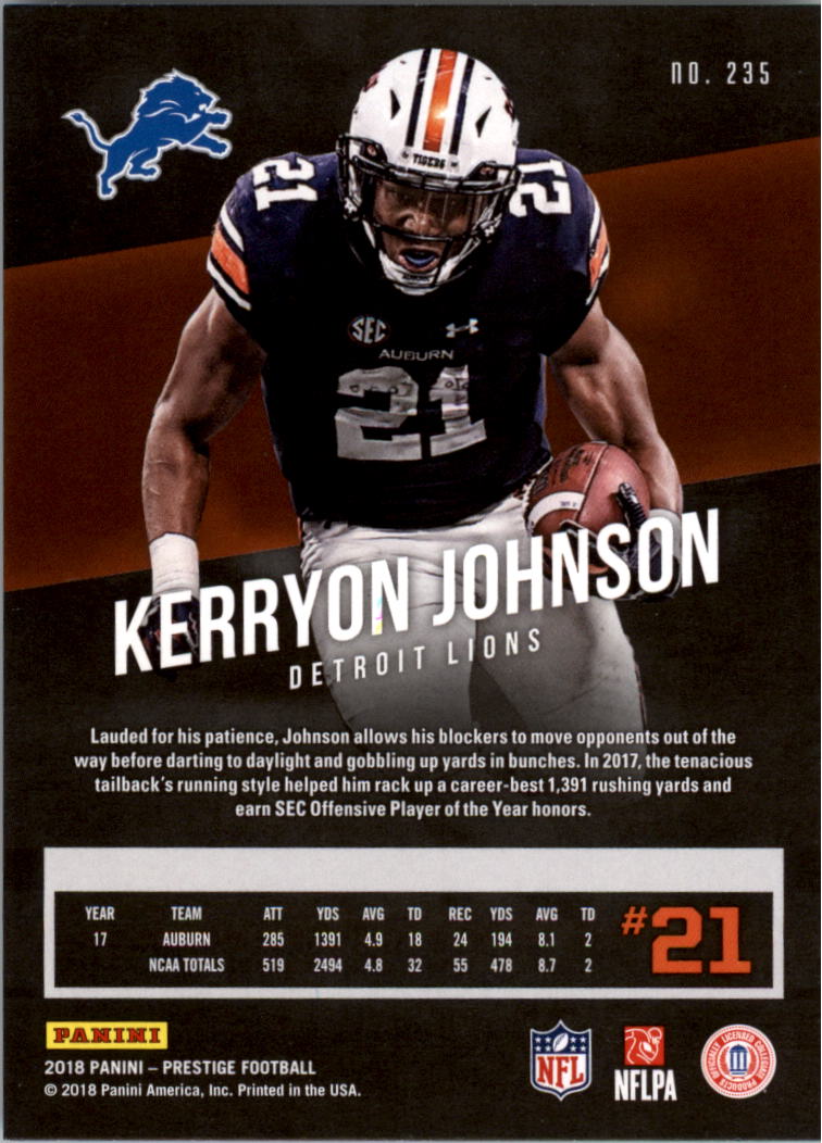 B2460- 2018 Prestige Football Cards 1-300 +Rookies -You Pick- 15+ FREE US SHIP - Picture 363 of 409