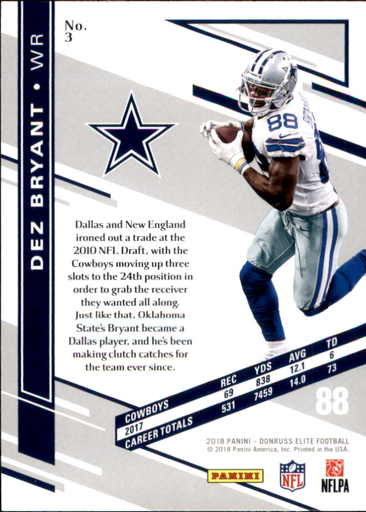 A1582- 2018 Elite Football Card #s 1-100 +Inserts -You Pick- 15+ FREE US SHIP - Picture 7 of 163