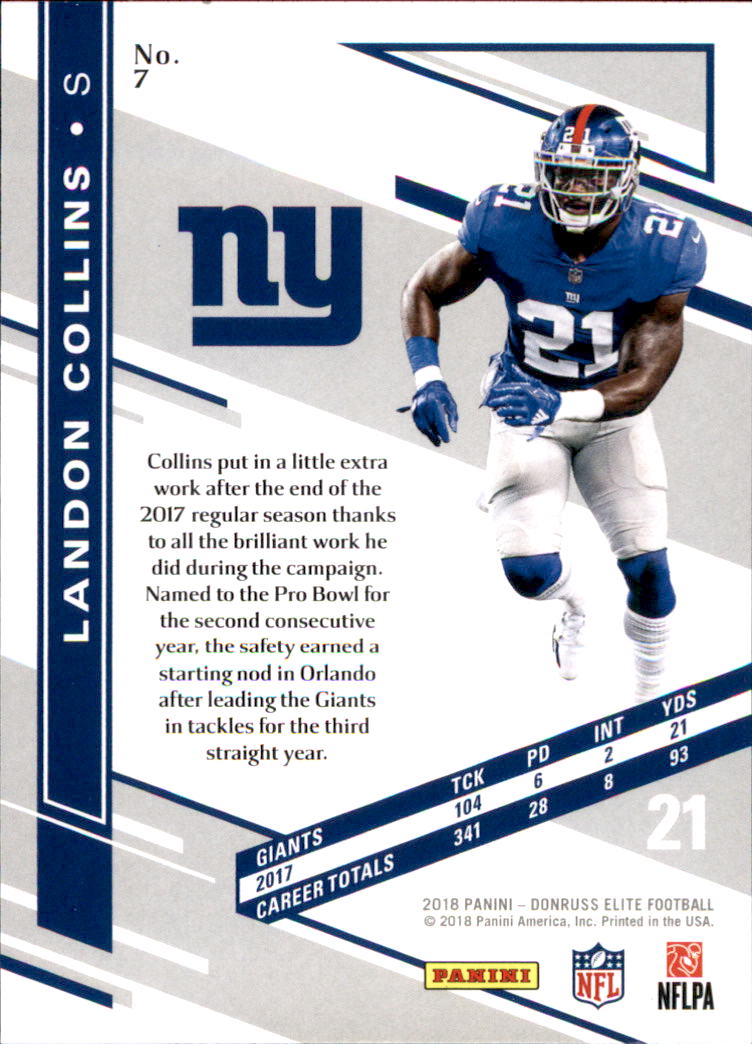 A1582- 2018 Elite Football Card #s 1-100 +Inserts -You Pick- 15+ FREE US SHIP - Picture 11 of 163