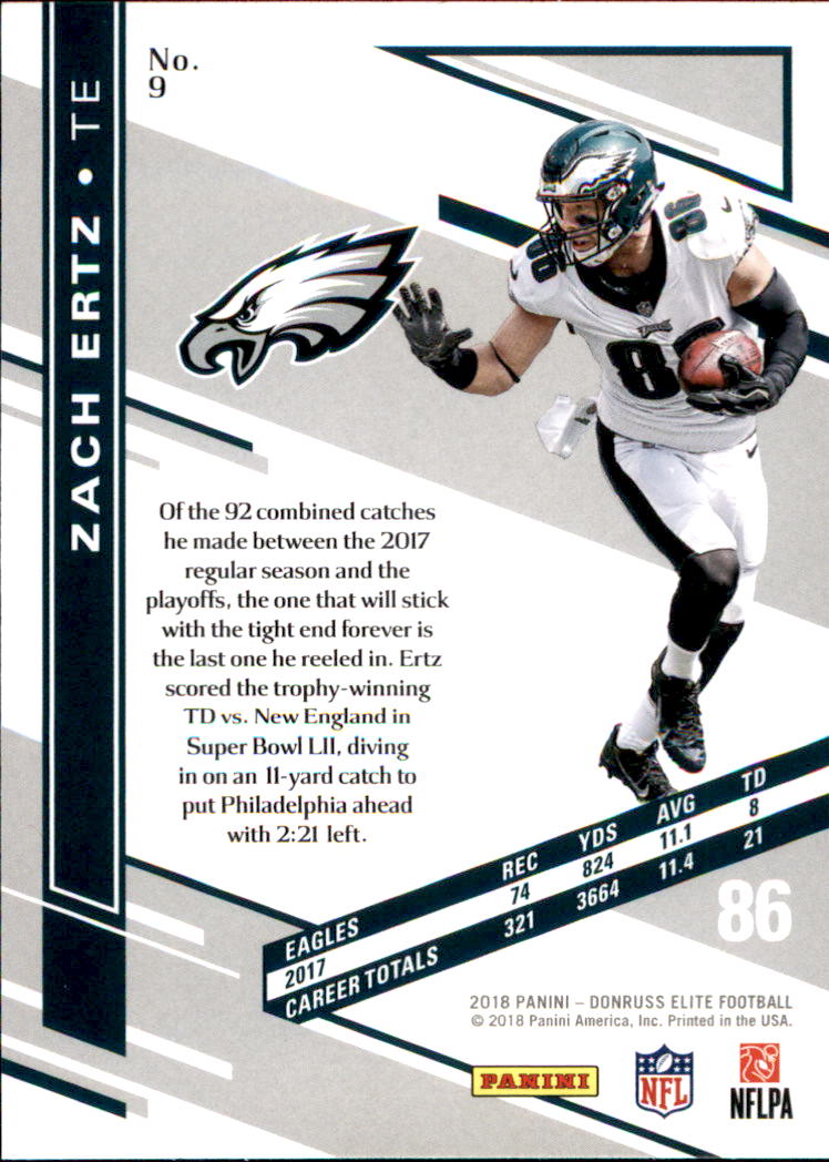 A1582- 2018 Elite Football Card #s 1-100 +Inserts -You Pick- 15+ FREE US SHIP - Picture 15 of 163
