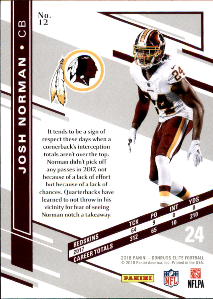 A1582- 2018 Elite Football Card #s 1-100 +Inserts -You Pick- 15+ FREE US SHIP - Picture 19 of 163