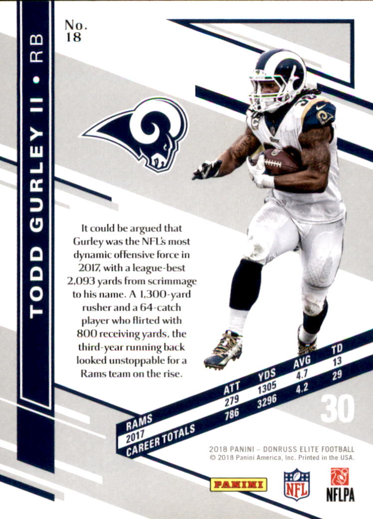 A1582- 2018 Elite Football Card #s 1-100 +Inserts -You Pick- 15+ FREE US SHIP - Picture 29 of 163