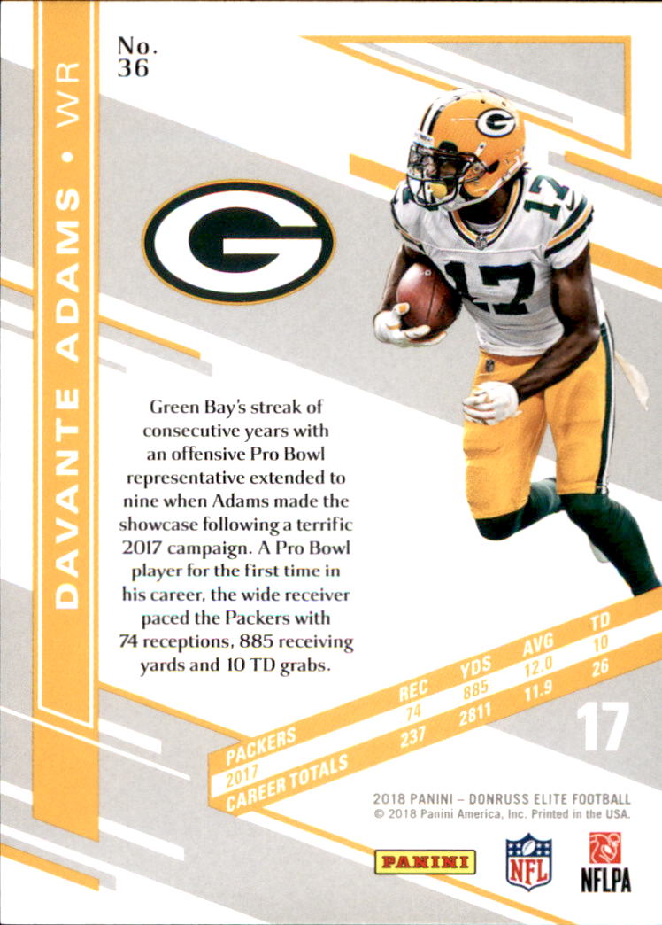 A1582- 2018 Elite Football Card #s 1-100 +Inserts -You Pick- 15+ FREE US SHIP - Picture 55 of 163