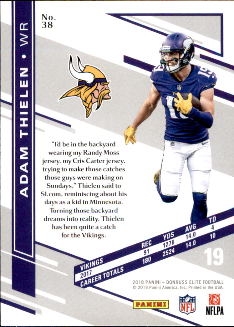 A1582- 2018 Elite Football Card #s 1-100 +Inserts -You Pick- 15+ FREE US SHIP - Picture 57 of 163