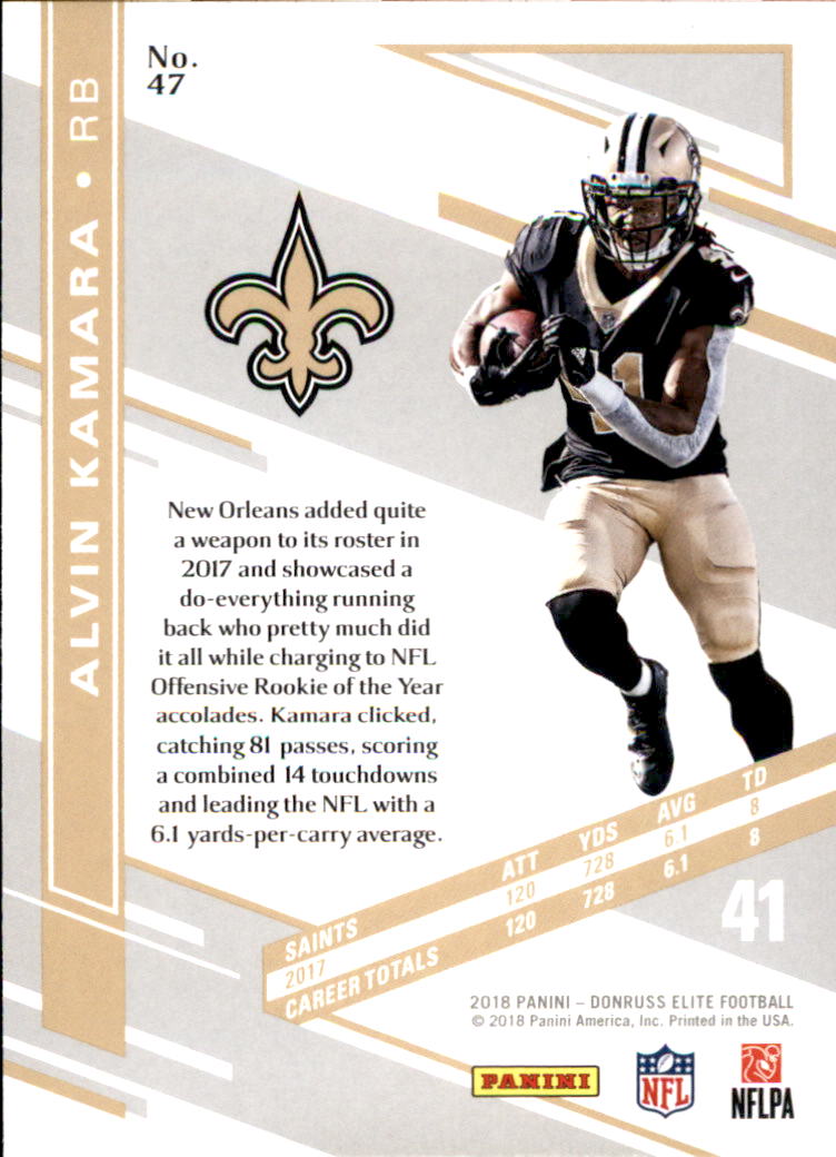 A1582- 2018 Elite Football Card #s 1-100 +Inserts -You Pick- 15+ FREE US SHIP - Picture 75 of 163