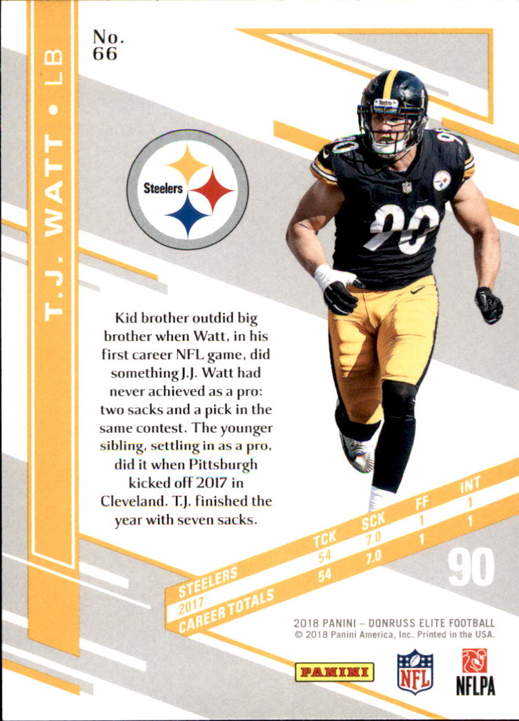A1582- 2018 Elite Football Card #s 1-100 +Inserts -You Pick- 15+ FREE US SHIP - Picture 105 of 163