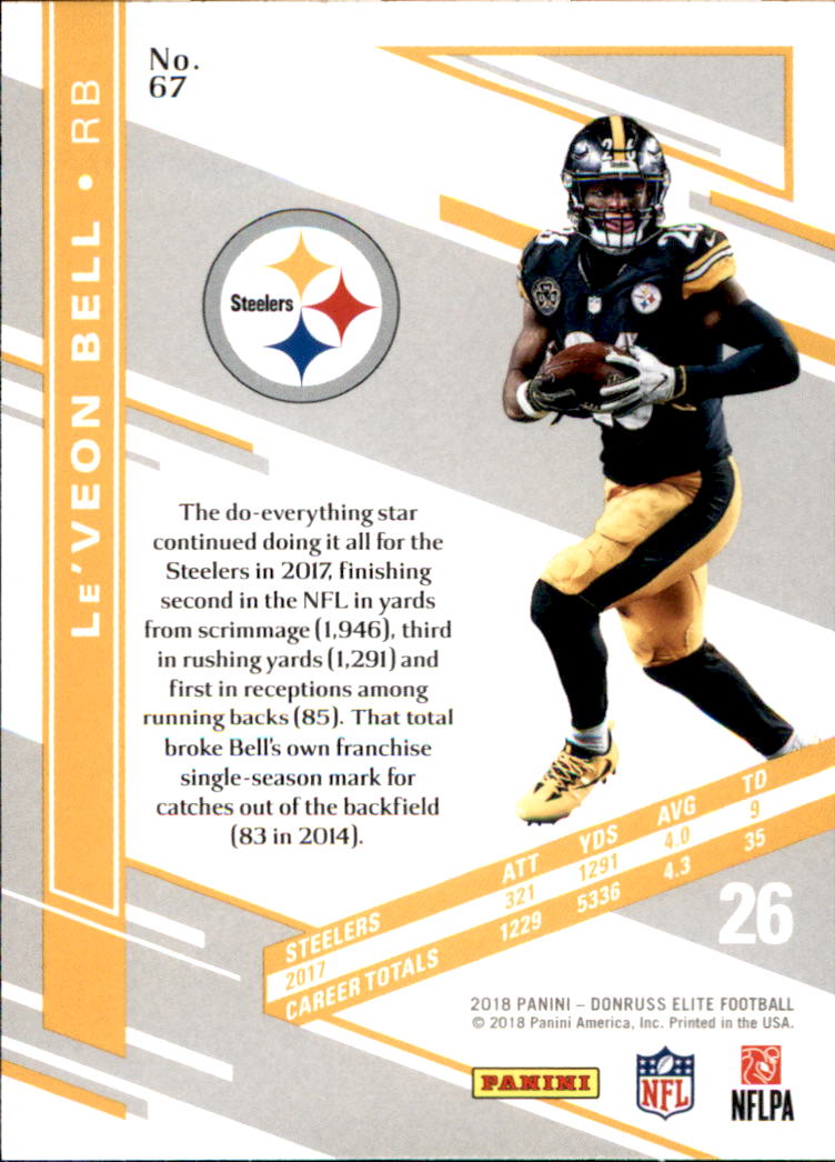 A1582- 2018 Elite Football Card #s 1-100 +Inserts -You Pick- 15+ FREE US SHIP - Picture 107 of 163