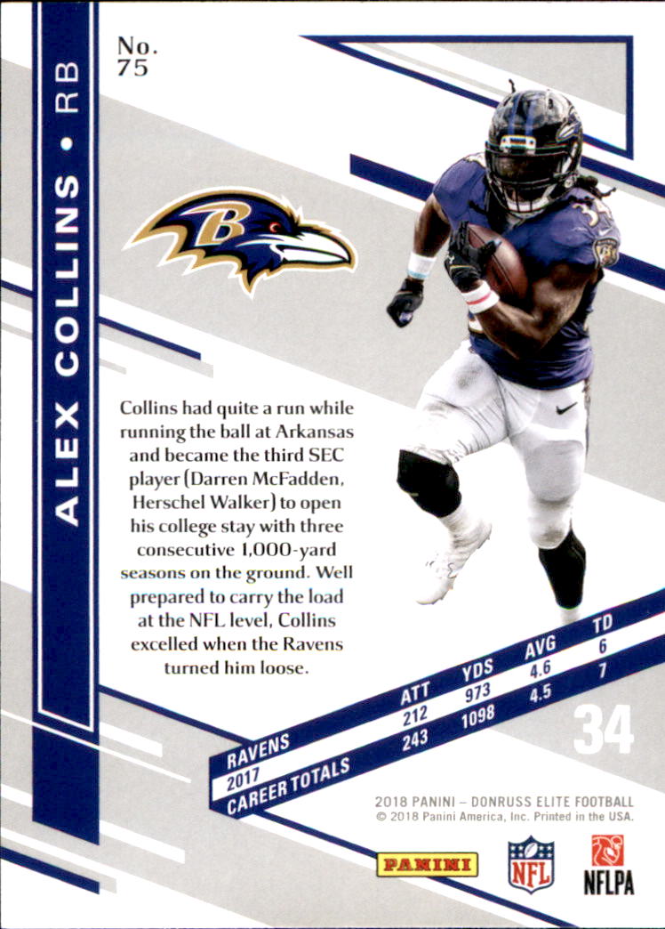 A1582- 2018 Elite Football Card #s 1-100 +Inserts -You Pick- 15+ FREE US SHIP - Picture 119 of 163