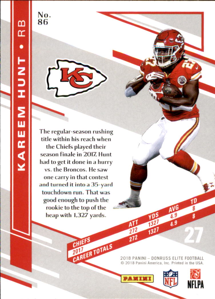 A1582- 2018 Elite Football Card #s 1-100 +Inserts -You Pick- 15+ FREE US SHIP - Picture 135 of 163
