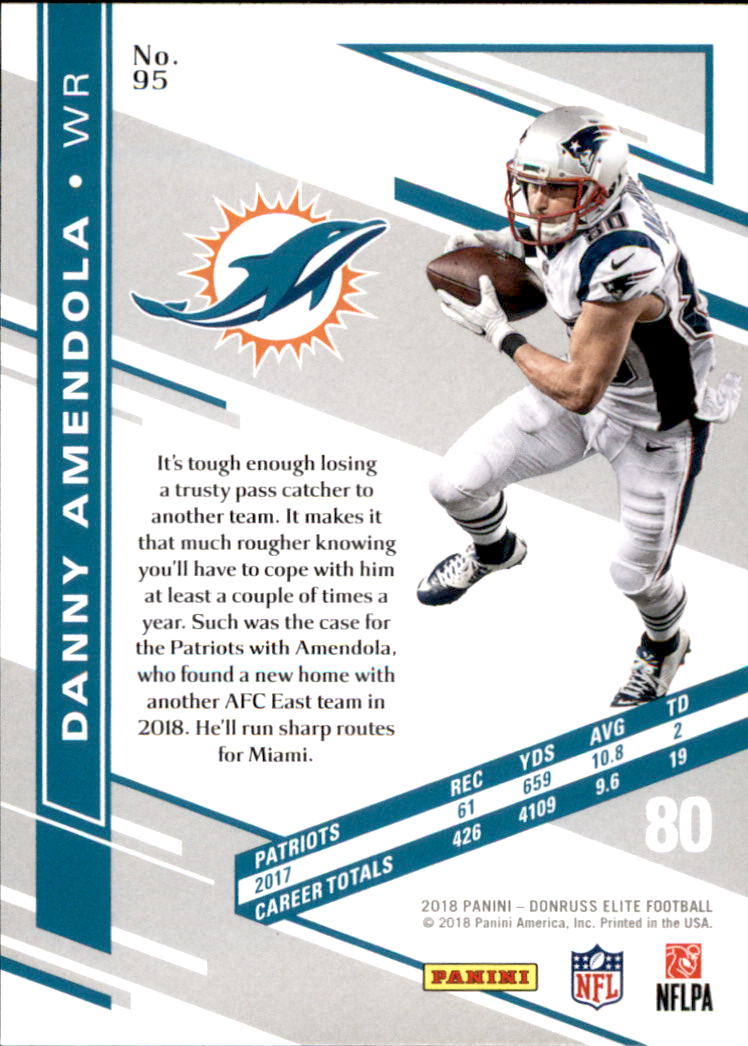 A1582- 2018 Elite Football Card #s 1-100 +Inserts -You Pick- 15+ FREE US SHIP - Picture 147 of 163