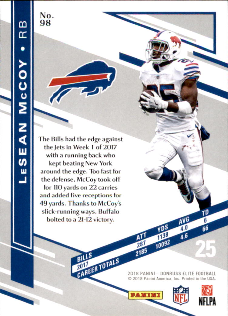 A1582- 2018 Elite Football Card #s 1-100 +Inserts -You Pick- 15+ FREE US SHIP - Picture 153 of 163