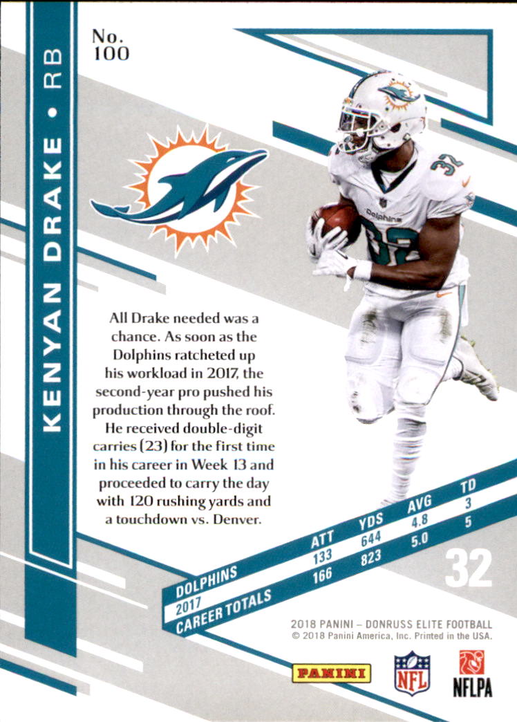 A1582- 2018 Elite Football Card #s 1-100 +Inserts -You Pick- 15+ FREE US SHIP - Picture 157 of 163