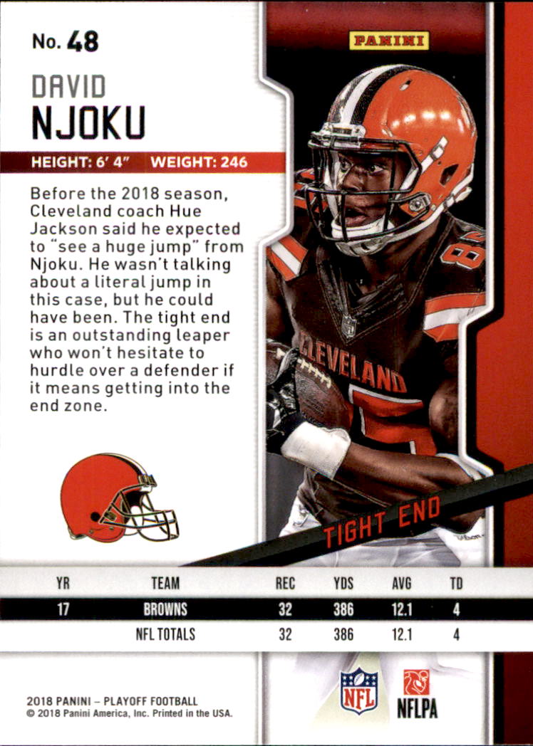 A8069- 2018 Playoff Football Card #s 1-200 -You Pick- 15+ FREE US SHIP - Picture 97 of 395