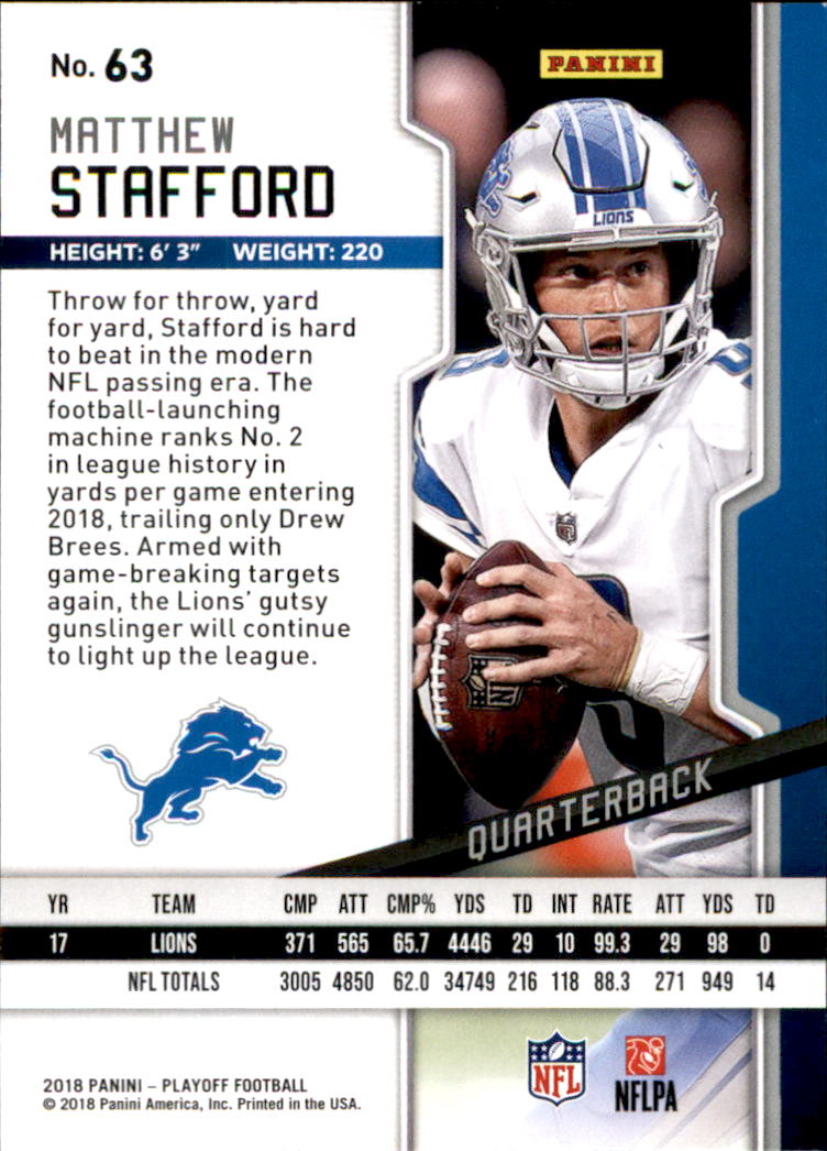 A8069- 2018 Playoff Football Card #s 1-200 -You Pick- 15+ FREE US SHIP - Picture 127 of 395