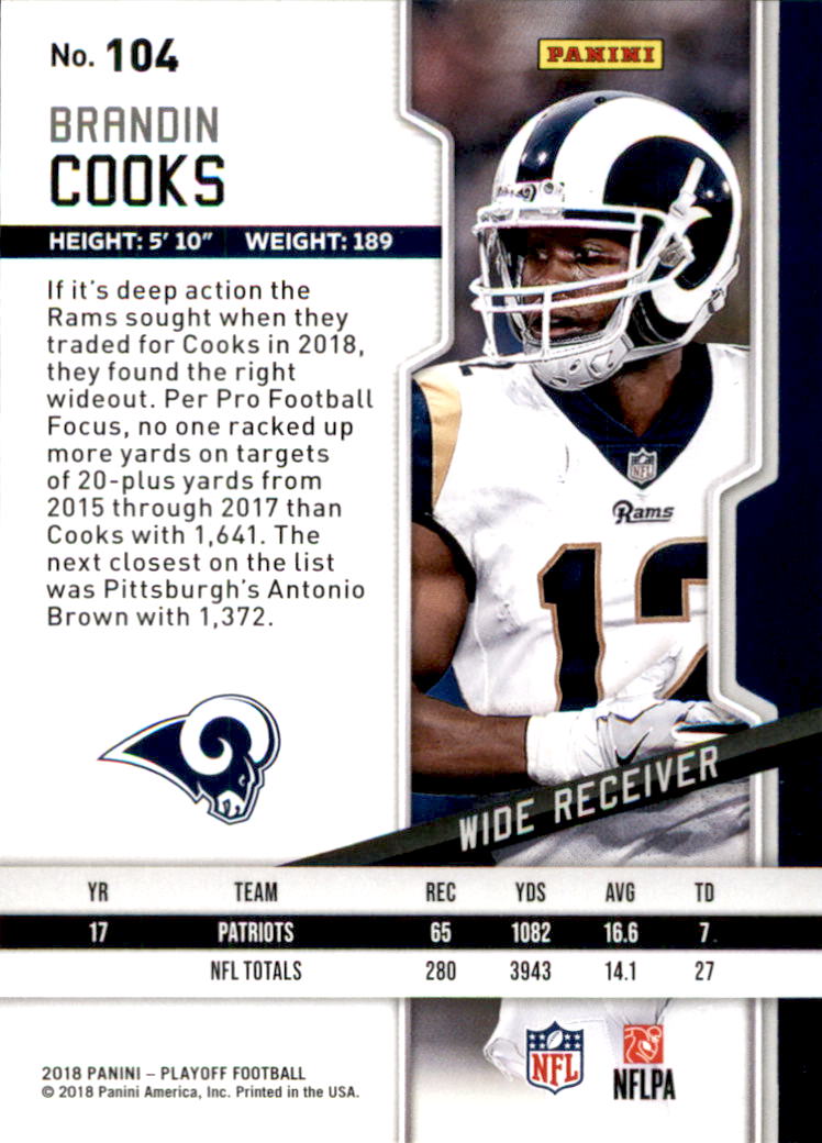 A8069- 2018 Playoff Football Card #s 1-200 -You Pick- 15+ FREE US SHIP - Picture 207 of 395