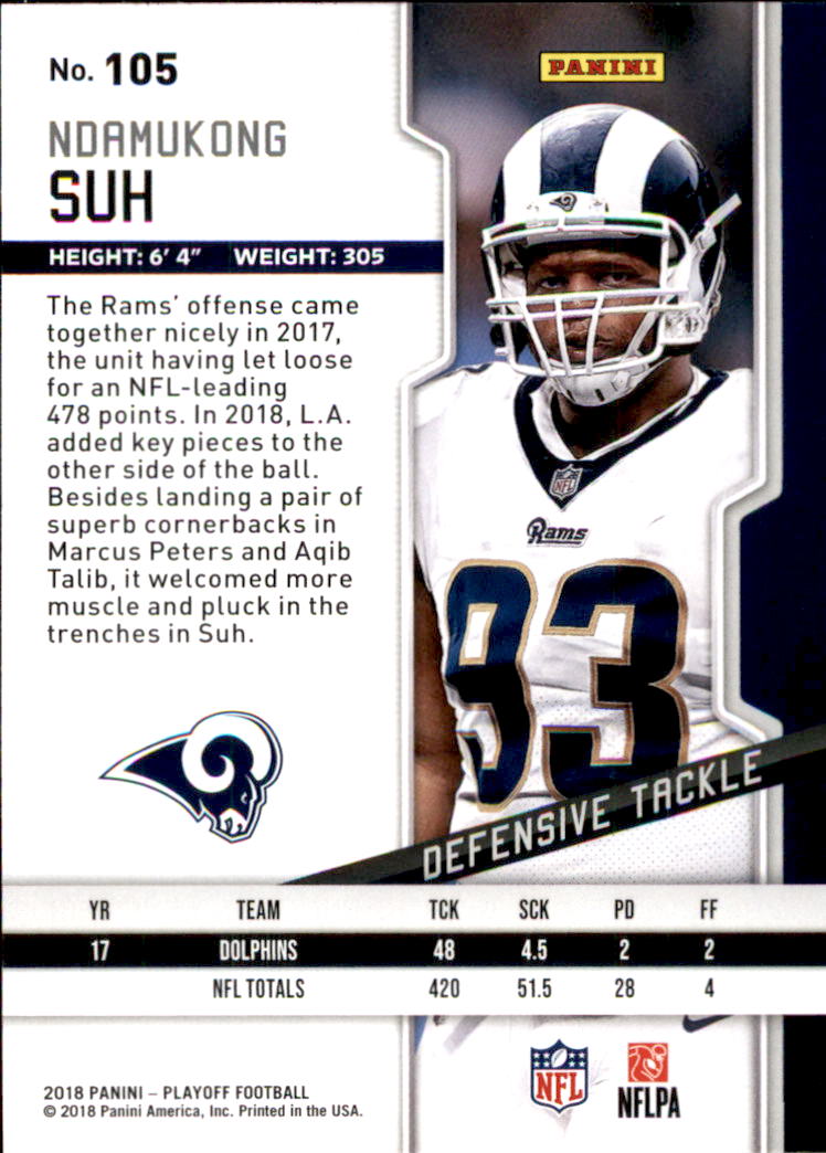 A8069- 2018 Playoff Football Card #s 1-200 -You Pick- 15+ FREE US SHIP - Picture 209 of 395