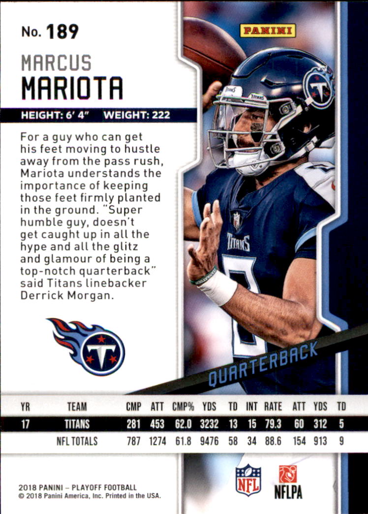 A8069- 2018 Playoff Football Card #s 1-200 -You Pick- 15+ FREE US SHIP - Picture 373 of 395