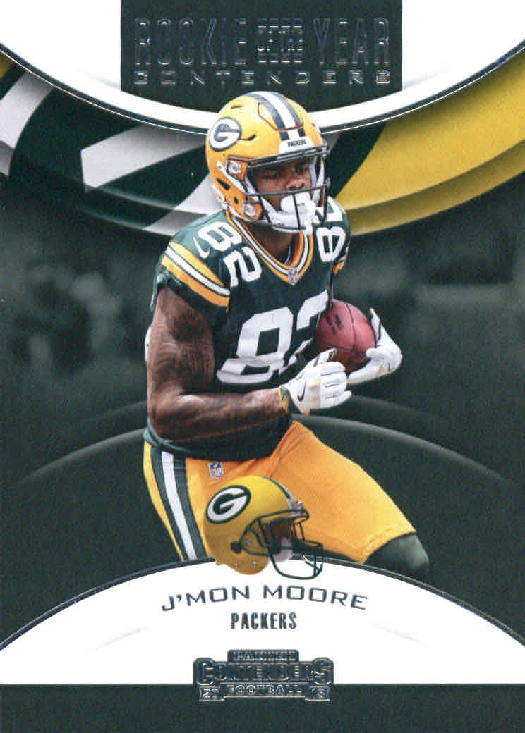 2018 Panini Contenders Rookie of the Year Contenders #28 J'Mon Moore