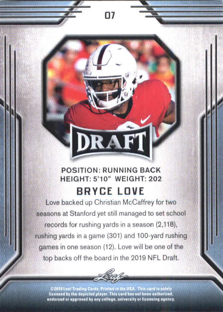 B3103- 2019 Leaf Draft FB Card #s 1-100 +Inserts -You Pick- 15+ FREE US SHIP - Picture 15 of 154