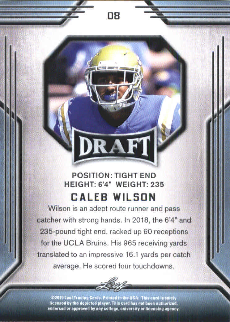 B3103- 2019 Leaf Draft FB Card #s 1-100 +Inserts -You Pick- 15+ FREE US SHIP - Picture 17 of 154