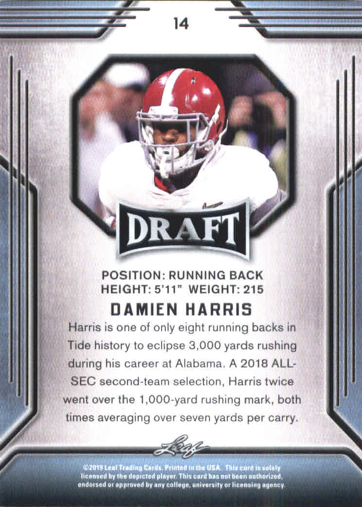 B3103- 2019 Leaf Draft FB Card #s 1-100 +Inserts -You Pick- 15+ FREE US SHIP - Picture 27 of 154